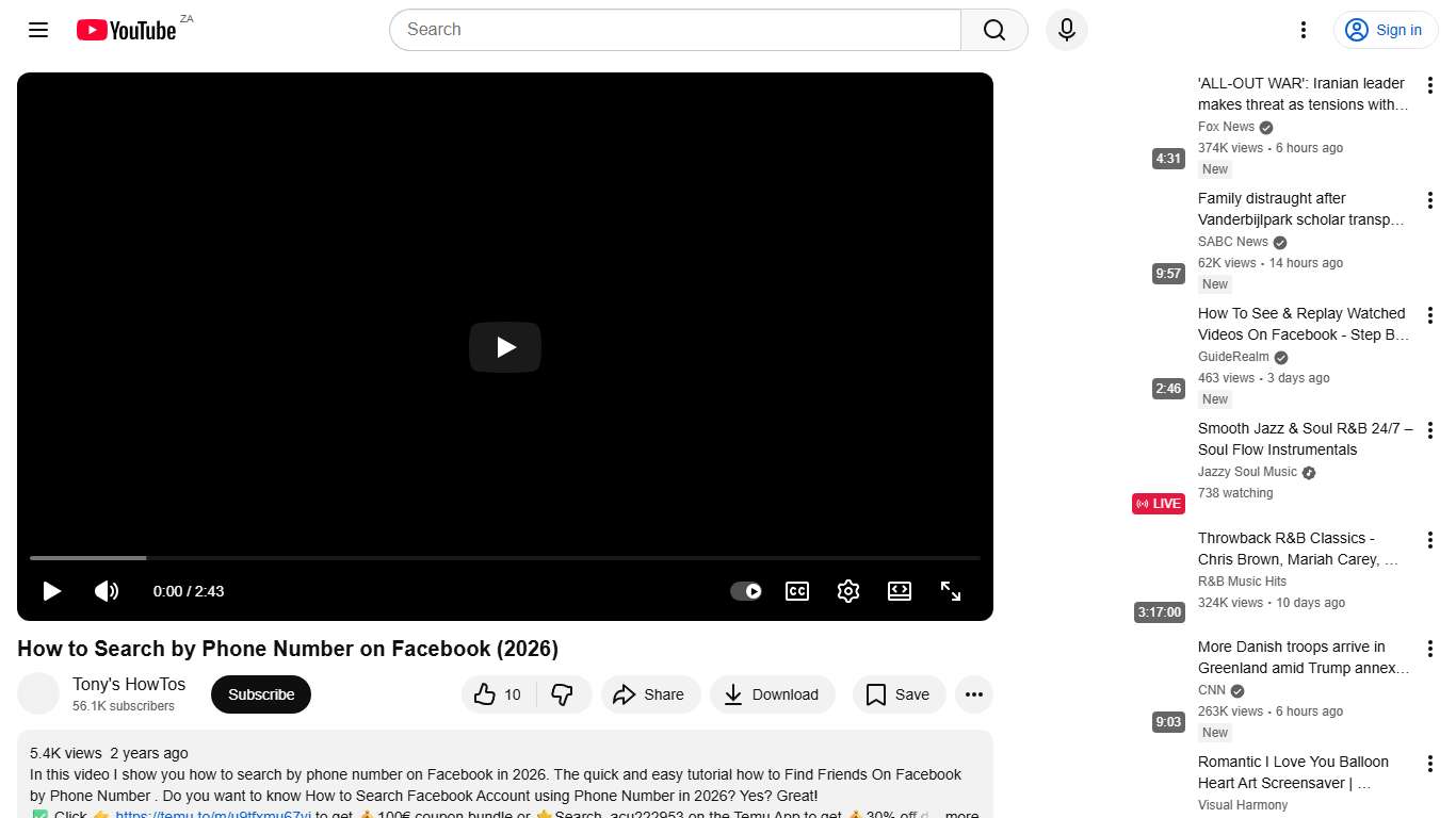 How to Search by Phone Number on Facebook (2026) - YouTube